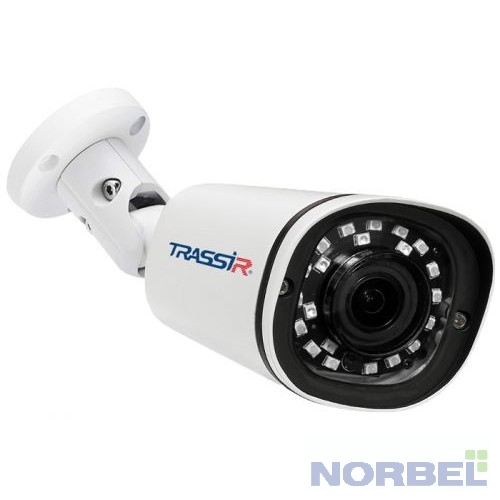 TRASSIR Видеонаблюдение TR-D2121IR3 v6 2.8 Уличная 2Мп IP-камера с ИК-подсветкой. Матрица 1 2.7" CMOS, разрешение 2Мп FullHD 1920 1080 @25fps, чувствительность: 0.005Лк F1.8 , режим "день ночь" механический ИК-фи