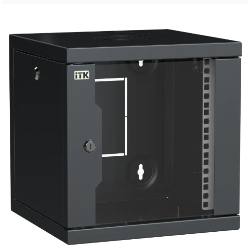 Itk Монтажное оборудование LINEA WS Шкаф 10" 9U 320х310мм дверь стекл. черн.