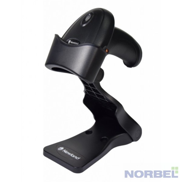 land Сканер штрих-кодов NLS-HR1150P-30F Сканер штрих-кодов HR11+ Aringa, 1D CCD Handheld Reader black surface with USB cable 2 mtr. straight, autosense, incl. foldable smart stand STD20i-22. KIT Scanner + Cable US