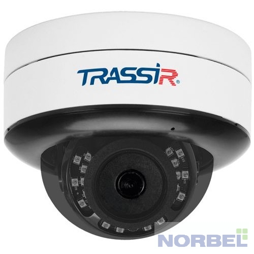 TRASSIR Видеонаблюдение TR-D3121IR2 v6 2.8 Уличная 2Мп IP-камера с ИК-подсветкой. Матрица 1 2.7" CMOS, разрешение 2Мп