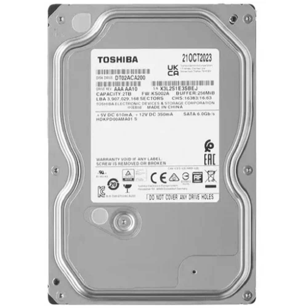 Toshiba Жесткий диск 2TB DT02ACA200