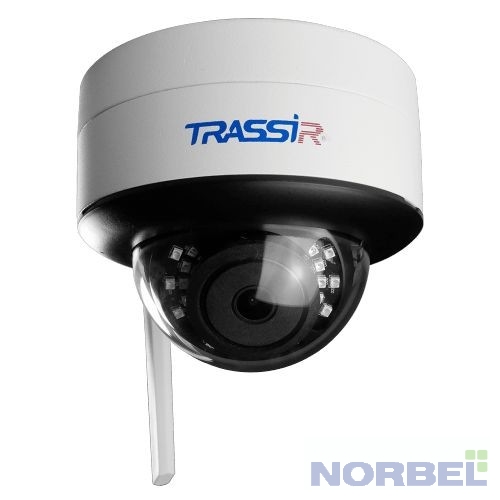 TRASSIR Видеонаблюдение TR-D3121IR2W v3 2.8 Компактная 2Мп WiFi-камера. Матрица 1 2.7" CMOS, чувствительность: 0.005Лк F1.8 0Лк с ИК