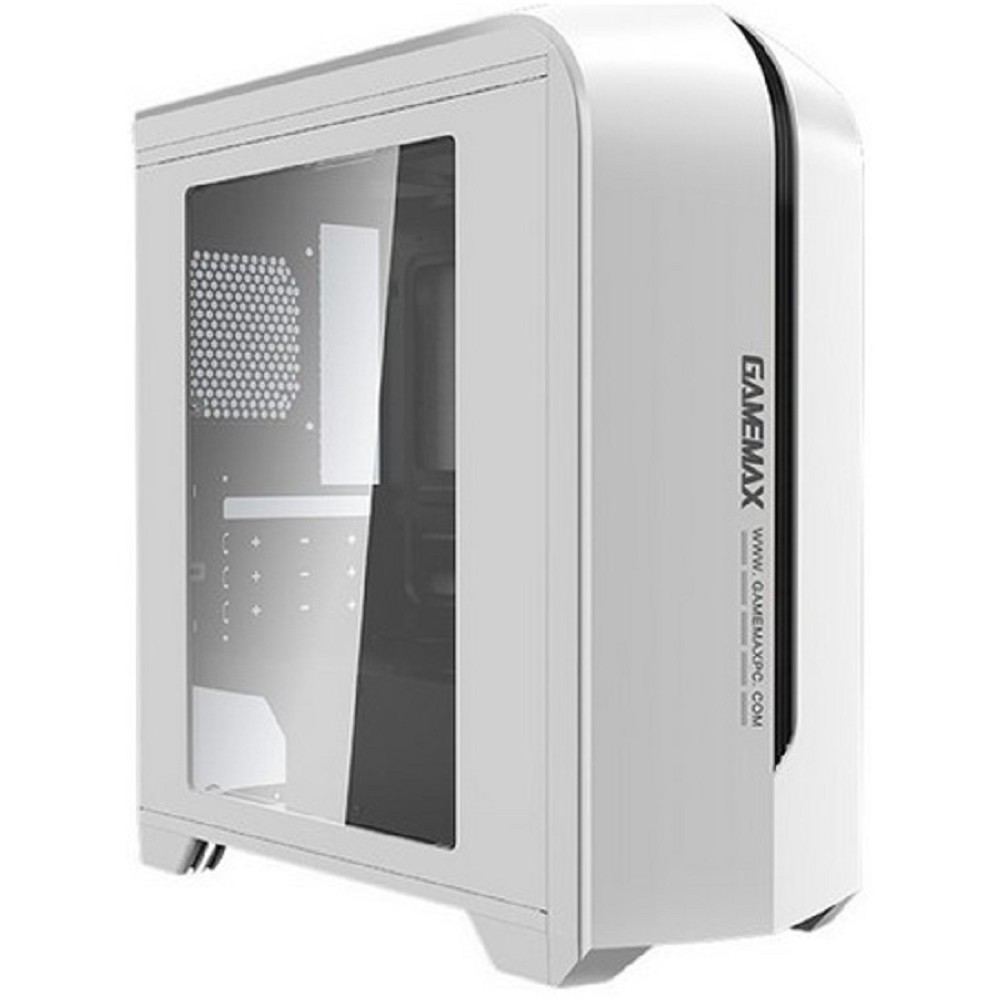 GameMax Компьютерный корпус, без блока питания mATX Centauri WB H601 mATX case, white, w o PSU, w 1xUSB3.0+1xUSB2.0+HD-Audio, w 1x12mm FRGB fan GMX-AF12X