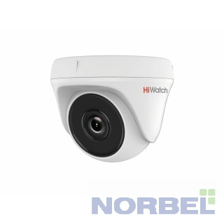 HiWatch Видеонаблюдение DS-T133 2.8 mm Камера видеонаблюдения 2.8-2.8мм цветная корп.:белый