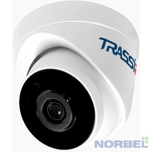TRASSIR Видеонаблюдение TR-D4S1 v2 3.6 Внутренняя 4Мп IP-камера с ИК-подсветкой. Матрица 1 3" CMOS, разрешение 4Мп 2560 1440 @25fps, режим "день ночь" механический ИК-фильтр , объектив 3.6 мм