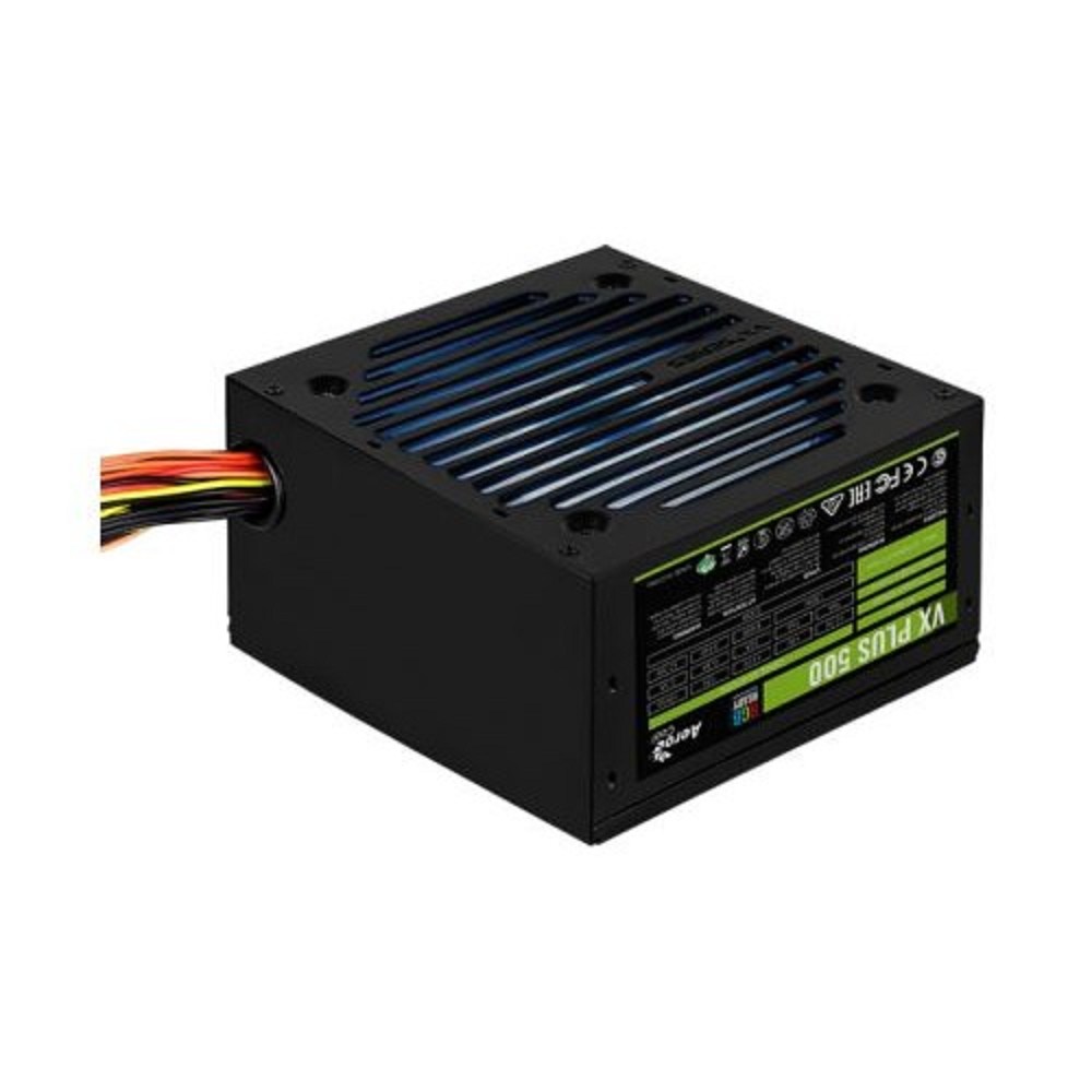 AeroCool Блок питания VX-500 RGB PLUS ATX 2.3, 500W, 120mm fan, RGB-подсветка вентилятора Box