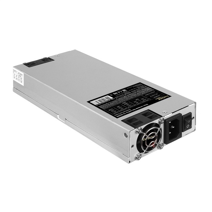 EXEGATE Блок питания EX264624RUS Серверный БП 200W ServerPRO-1U-200DS 1U, 2x4 cm fans, 24pin, 4+4 pin, PCI-E, 3xSATA, 2xIDE