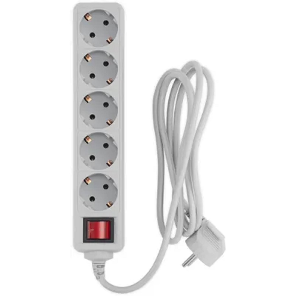 PC PET Сетевые фильтры Сетевой фильтр AP01006-1.8-G 1.8м 5 розеток, EURO, EURO RUS , серый