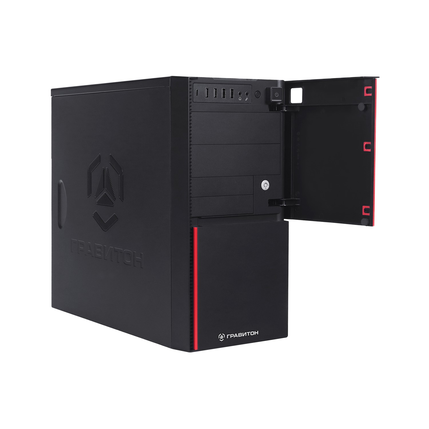 Гравитон Д53И 226662 i5-13400 2x8GB 1xSSD512GB FP 2xUSB2.0 RJ-45POE 450W K+M NoOS Реестр МПТ