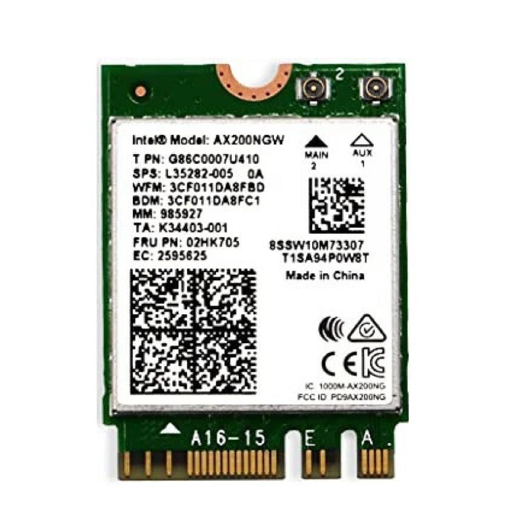Intel Компьютер AX200.NGWG.NV Wi-Fi 6 AX101, 2230, 2x2 AX+BT, No vPro, 999CV1 985927