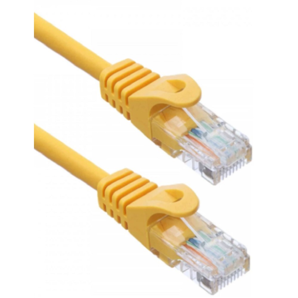 ACD Кабель Патч-корд -LPU5E-10Y -LPU5E-10Y Cat5e UTP 24AWG 4Pair, 7 0.18мм CCA Желтый,1.0м, 741425