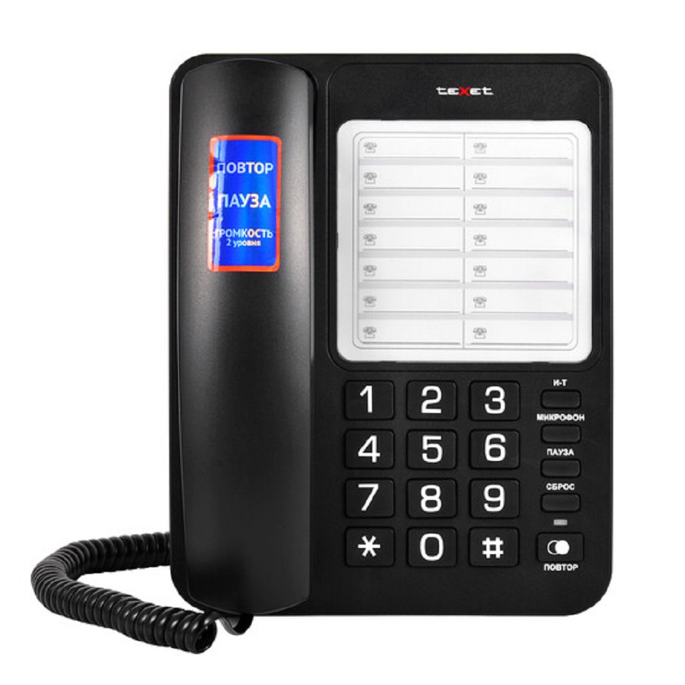 Texet Телефон TX-234 цвет черный