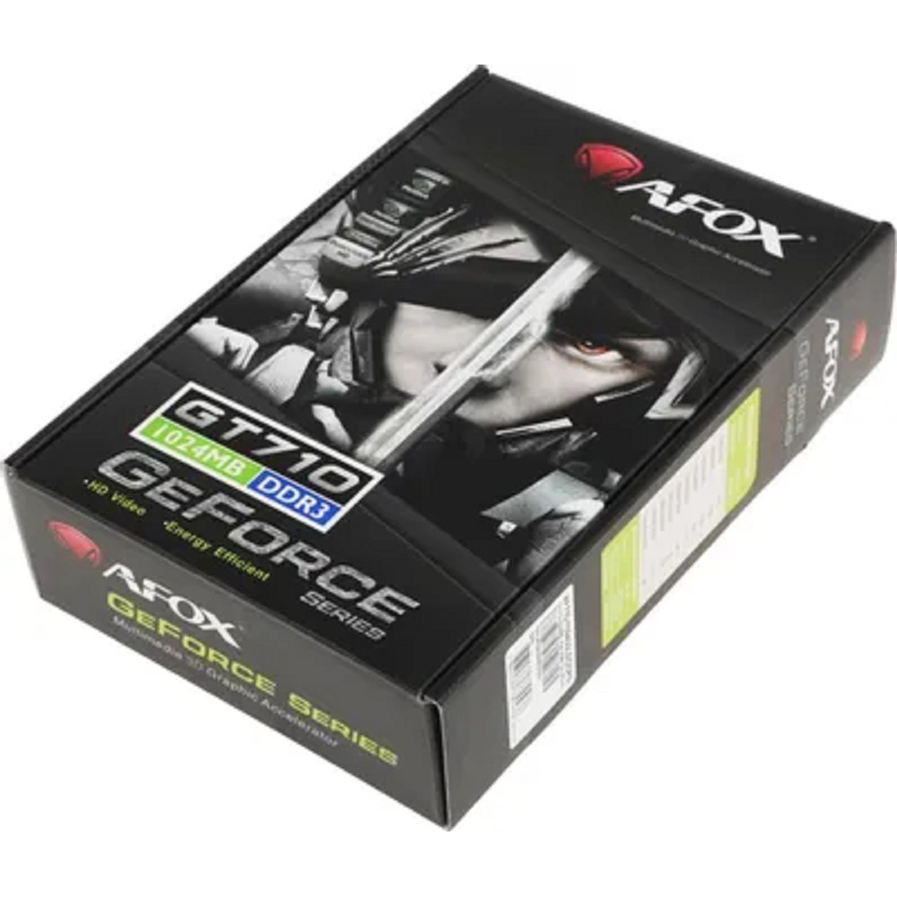 AFOX Видеокарта GT710 1G DDR3 64bit VGA DVI HDMI PASSIVE AF710-1024D3L5 RTL