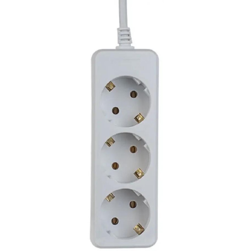 Perfeo Сетевые фильтры Сетевой удлинитель с заземлением "POWERMATE", PF A4687 3,0м, 3 розетки, белый PF-PE-3 3,0-W