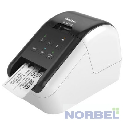 Brother Принтер QL-810W Принтер для изготовления наклеек авторезак, ленты до 62 мм, до 110 наклеек мин, 300 т д, WiFi QL810WR1