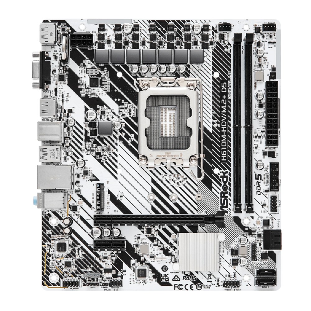 Asrock Материнская плата H610M-HDV M.2+ D5