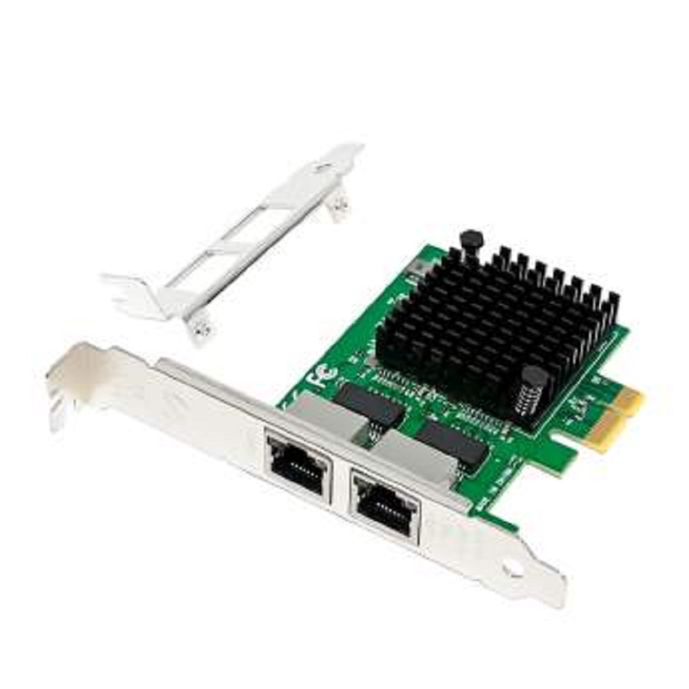Orient - Сетевые карты XWT-INT226L2PE, Сетевая карта PCI-Ex1 v3.1 2xRJ45 2.5GbE NIC, Intel I226-V chipset, 2.5 1 Гбит с, 2 планки крепления 33474