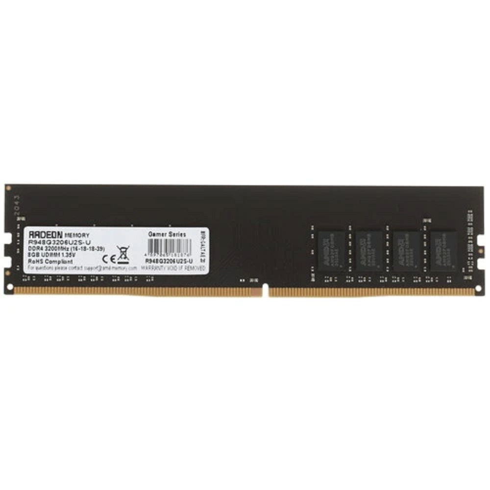 Amd Модуль памяти DDR4 DIMM 8GB Gamer Series R948G3206U2S-U 3200, Ret