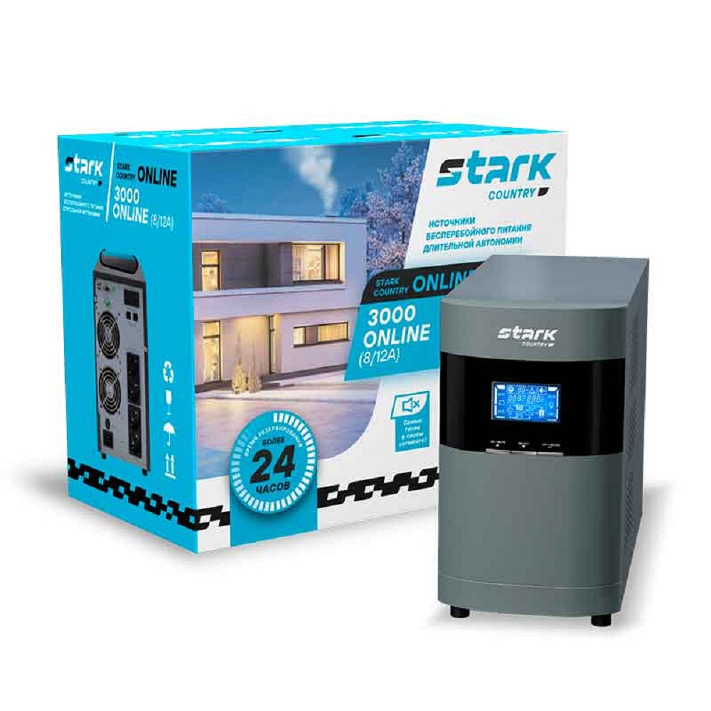 Stark ИБП SC 3000 Online 12A 3000 ВА 2700 Вт
