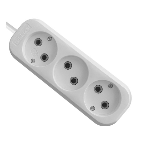 Defender Сетевые фильтры Удлинитель B230 10 А, 1.5 м 99273 , без заземления