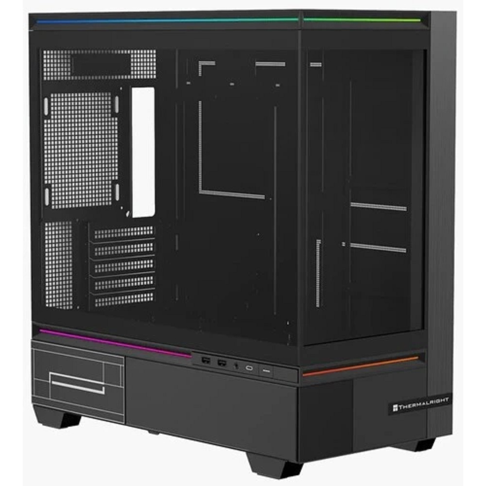 Thermalright Корпуса Корпус M10 Black TG USB TYPE-C mATX TRTLM10B