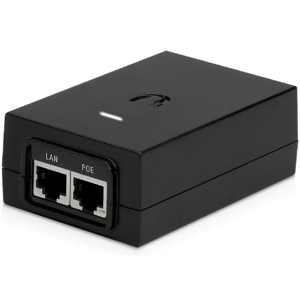 Ubiquiti Сетевое оборудование POE-48-24W с PoE, 220 VAC -> 48VDC 0.5A Блок питания