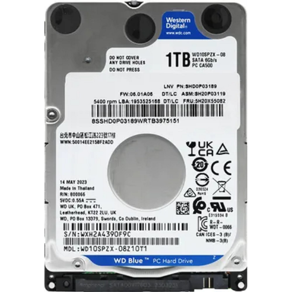 Western digital Жесткий диск 1TB WD Blue WD10SPZX