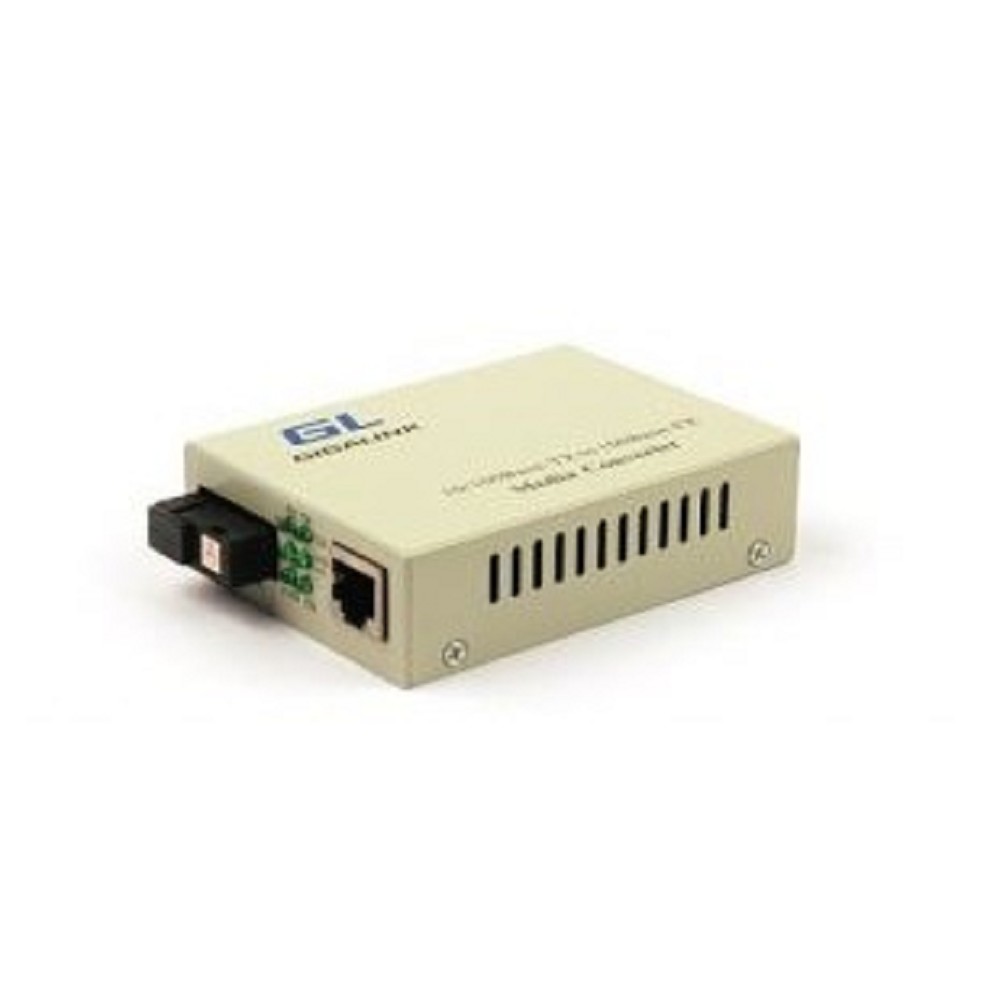GIGALINK Сетевое оборудование GL-MC-UTPF-SC1F-18SM-1310-N Конвертер из UTP, 100Мбит c в WDM, без LFP, SM, SC, Tx:1310 Rx:1550, 18 дБ до 20 км