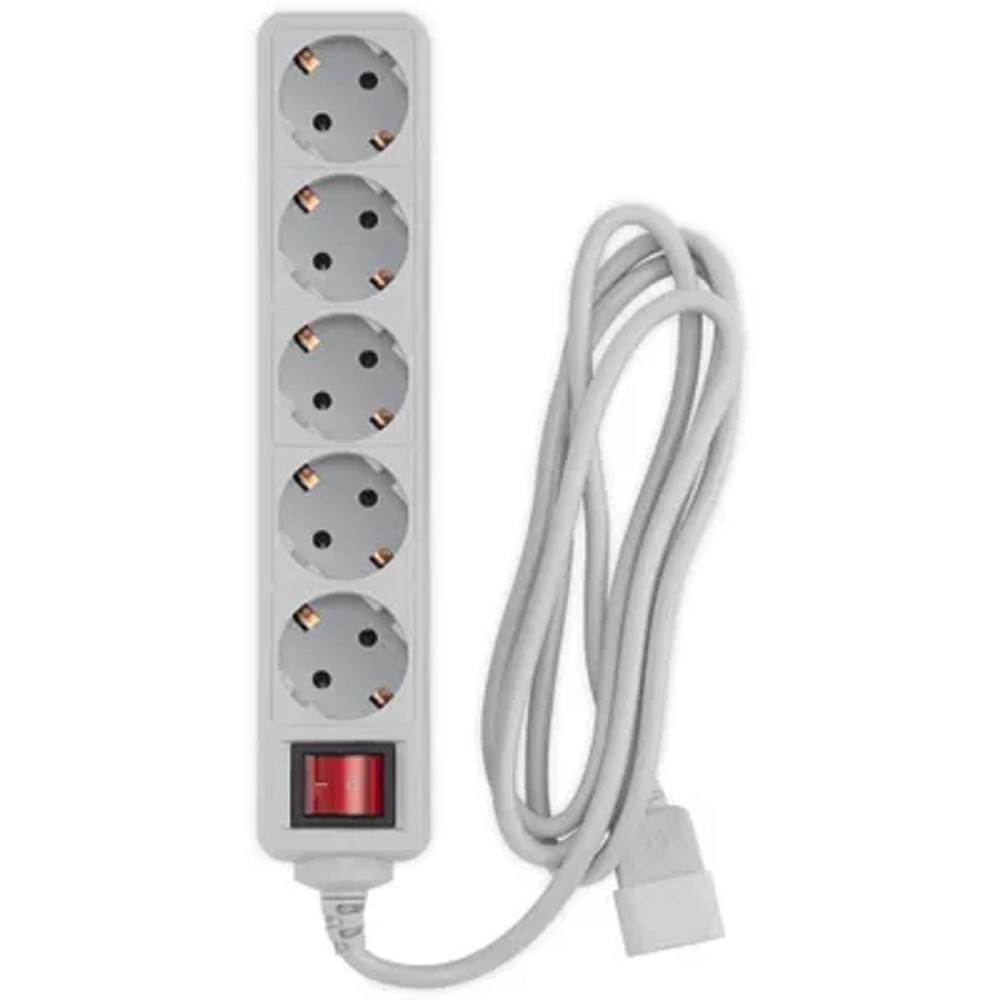 PC PET Сетевые фильтры Сетевой фильтр AP01006-E-G 1.8м 5 розеток серый