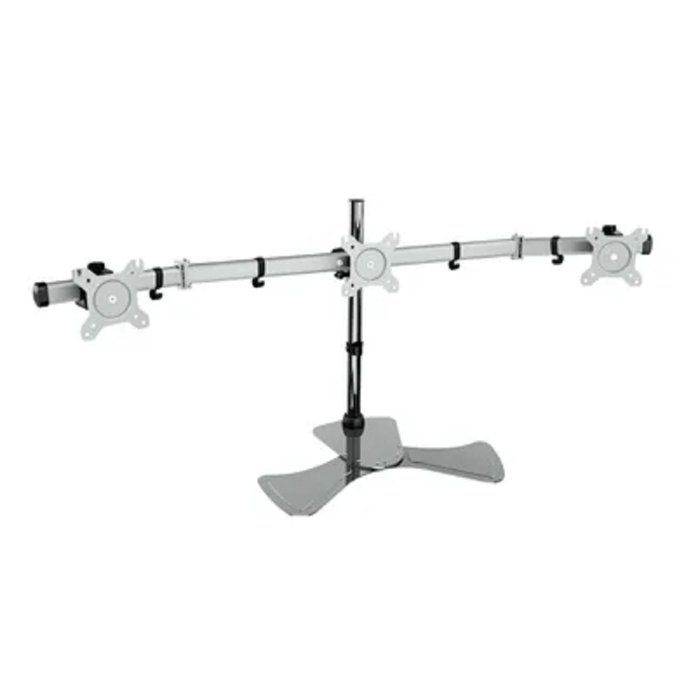 Cactus Крепления для мониторов CS-VM-MP330S-AL серебристый Кронштейн для 3-х мониторов 15"-24" макс.8кг настольный наклон