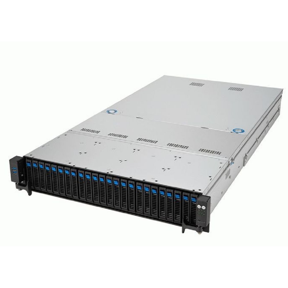 Asus Серверная платформа 2U RS521A-E12-RS24U 1G 2kW 16NVMe FAN RH OCP GPU SP5, 24 DDR5, 24 2,5" SAS SATA NVMe, 3 PCIe, 4 USB 3.2