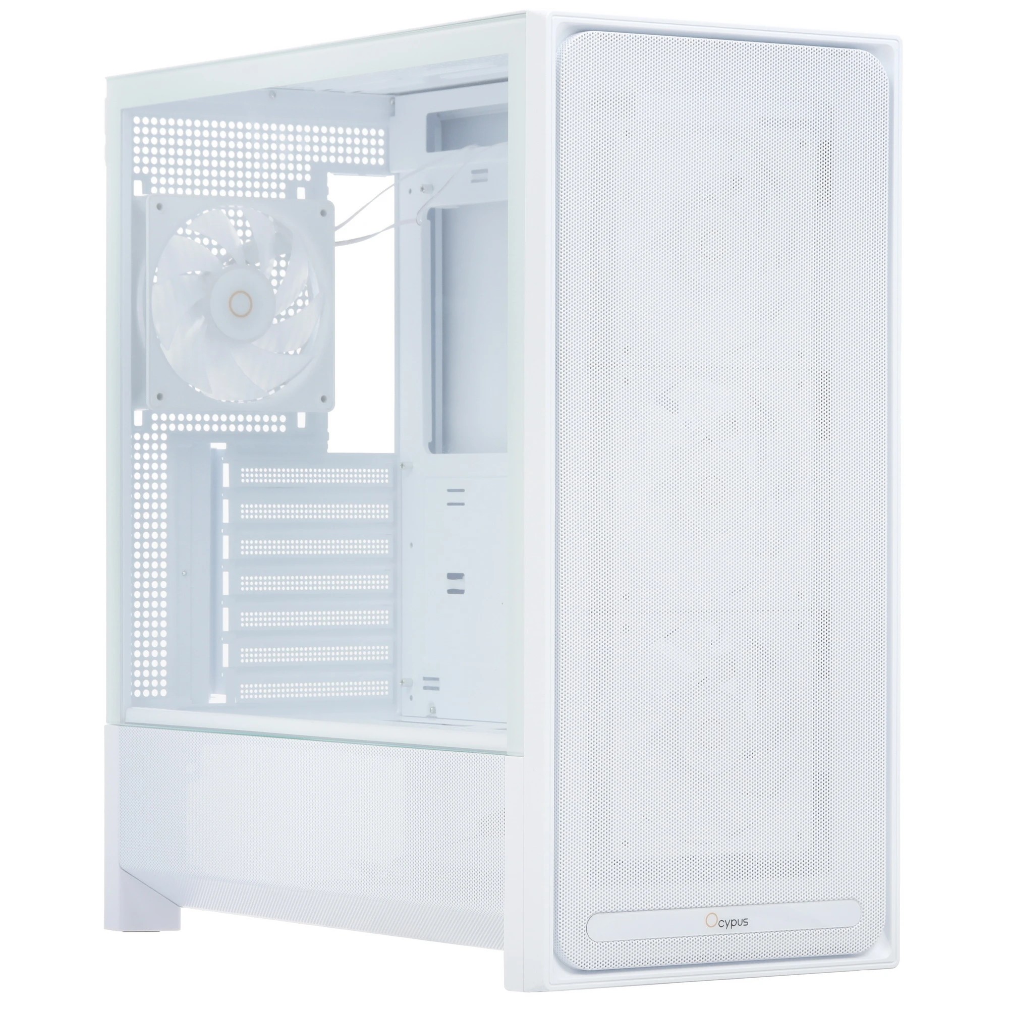 Ocypus Корпуса Case Delta C70 WH ARGB EATX win white 4 ARGB fans no PSU Tempered Glass