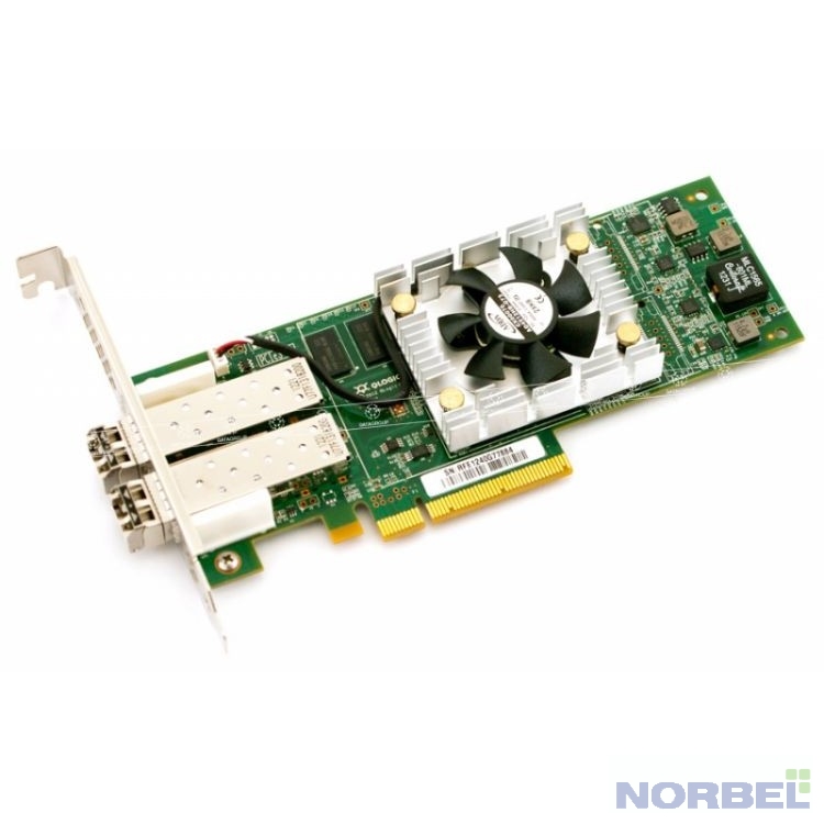 Hp Контроллер Qlogic QLE2672-CK 16Gb Dual Port FC HBA x8 PCIe LC multi-mode optic
