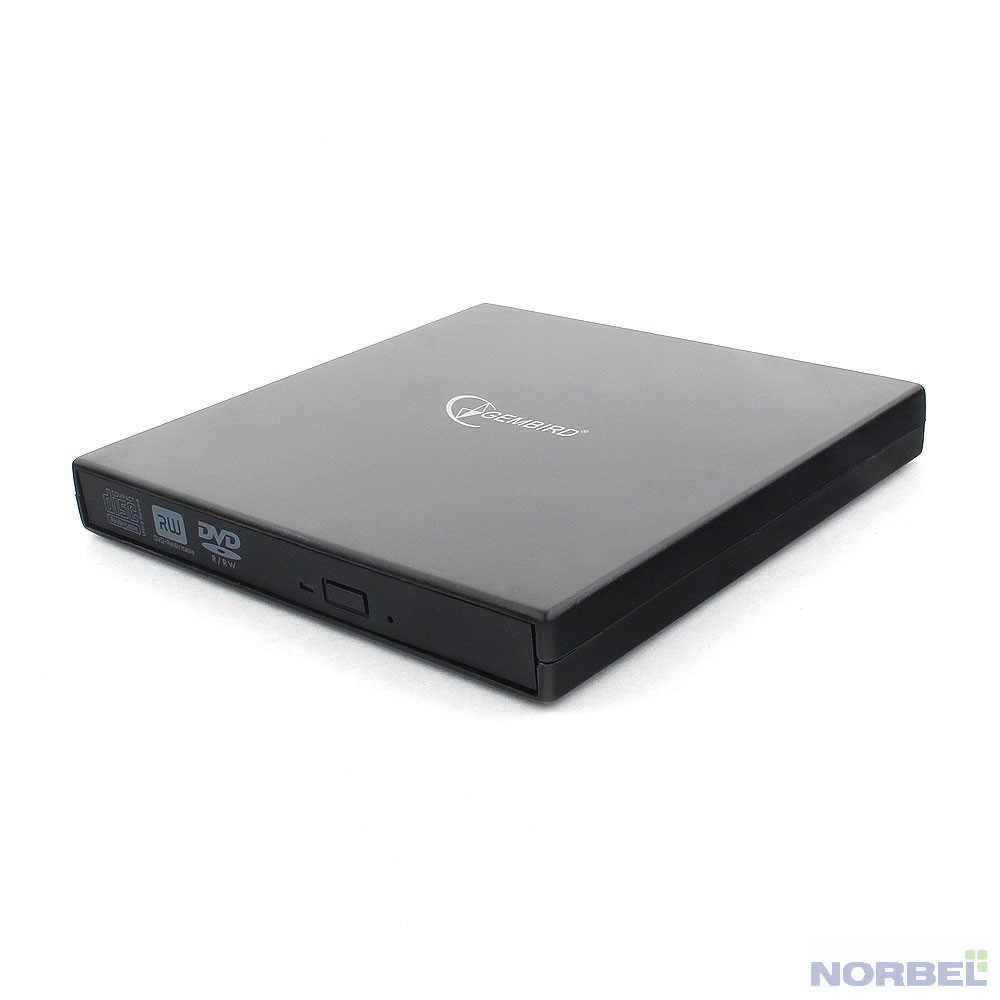 Gembird Устройство чтения-записи USB DVD-USB-02, пластик, черный RTL