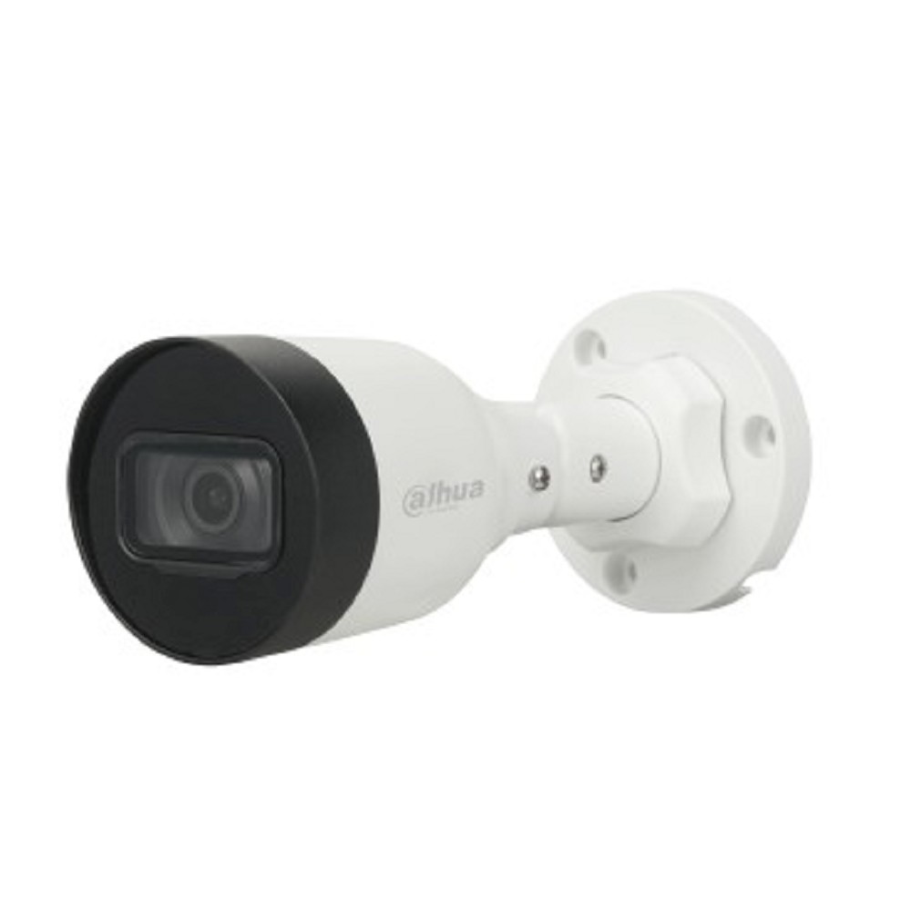 DAHUA Видеонаблюдение DH-IPC-HFW1230S1P-0280B-S5 Уличная цилиндрическая IP-видеокамера 2Мп, 1 2.8” CMOS, объектив 2.8мм, ИК-подсветка до 30м, IP67, корпус: металл, пластик