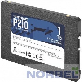 Patriot носитель информации SSD 1Tb P210S1TB25 P210 2.5" SATA3