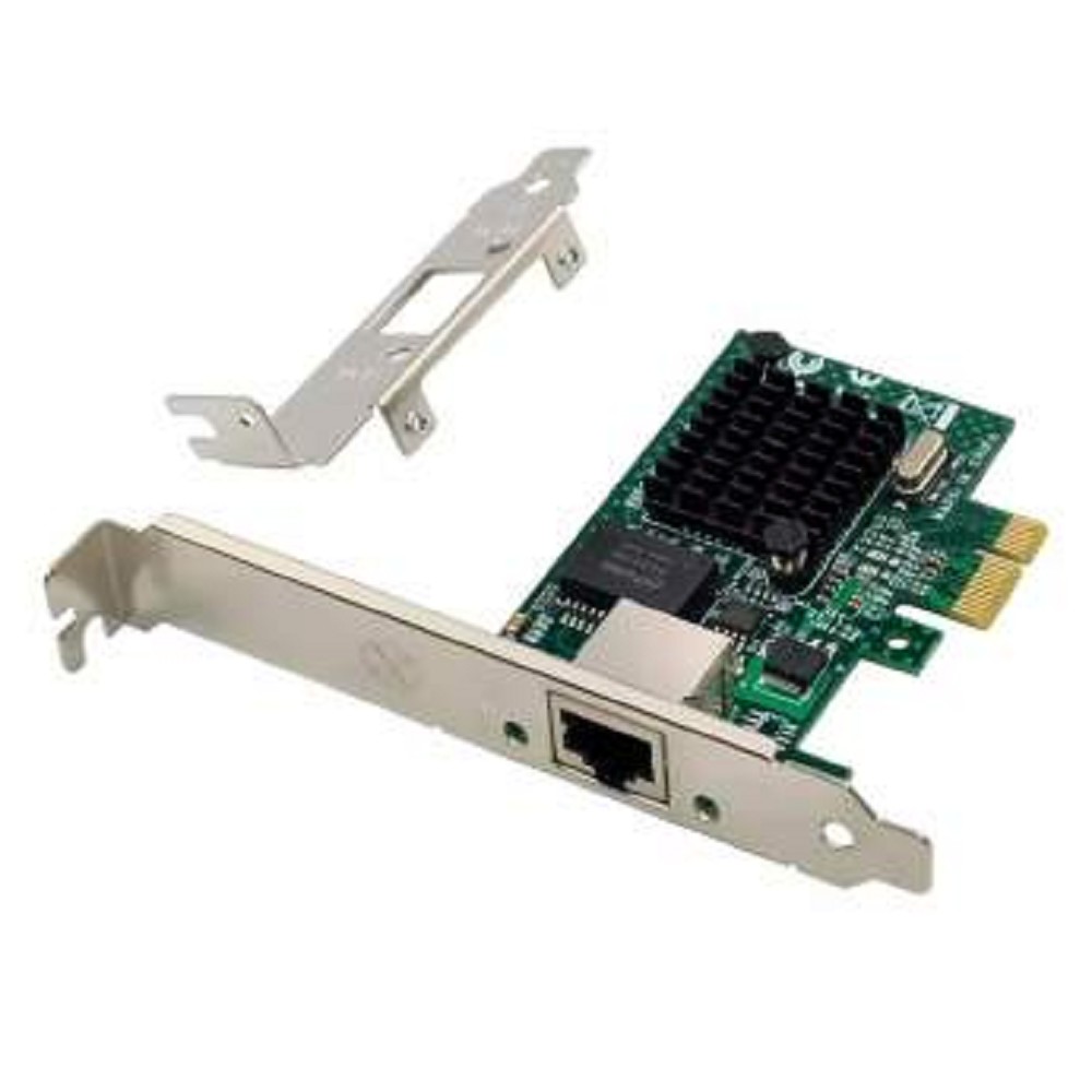 Orient - Сетевые карты XWT-BM21PE, Сетевая карта PCI-Ex1 v1.0а 1xRJ45 1GbE NIC, Broadcom BCM5721 chipset, 1 Гбит с, 2 планки крепления 31304