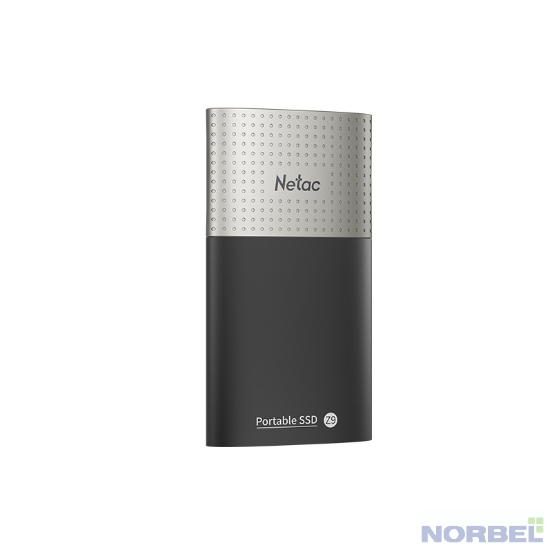Netac Накопитель SSD USB-C 500Gb NT01Z9-500G-32BK Z9 1.8" черный