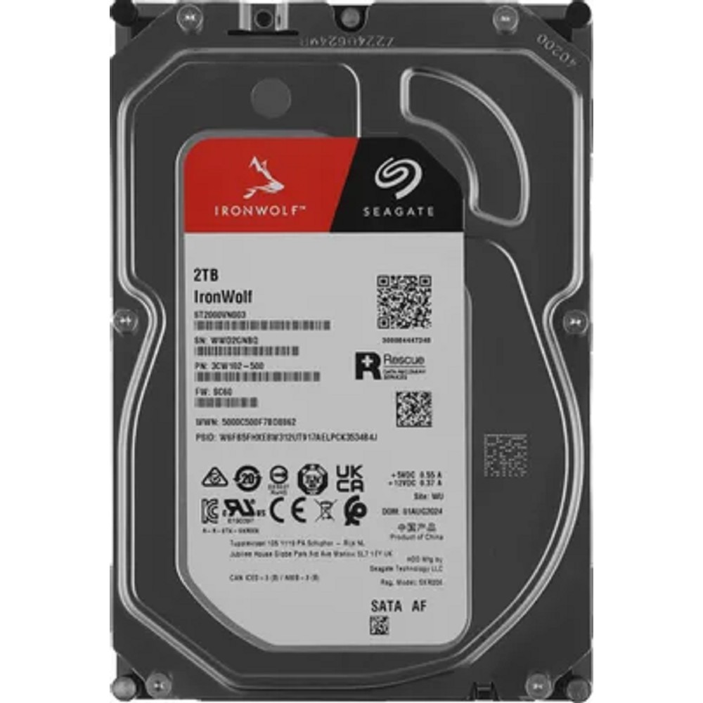 Seagate Жесткий диск 2TB Ironwolf ST2000VN003